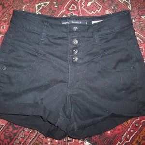 Lovesick High Rise Black SHORTS Women's Teens XS Size 0 - RN#120684 Hot Topic